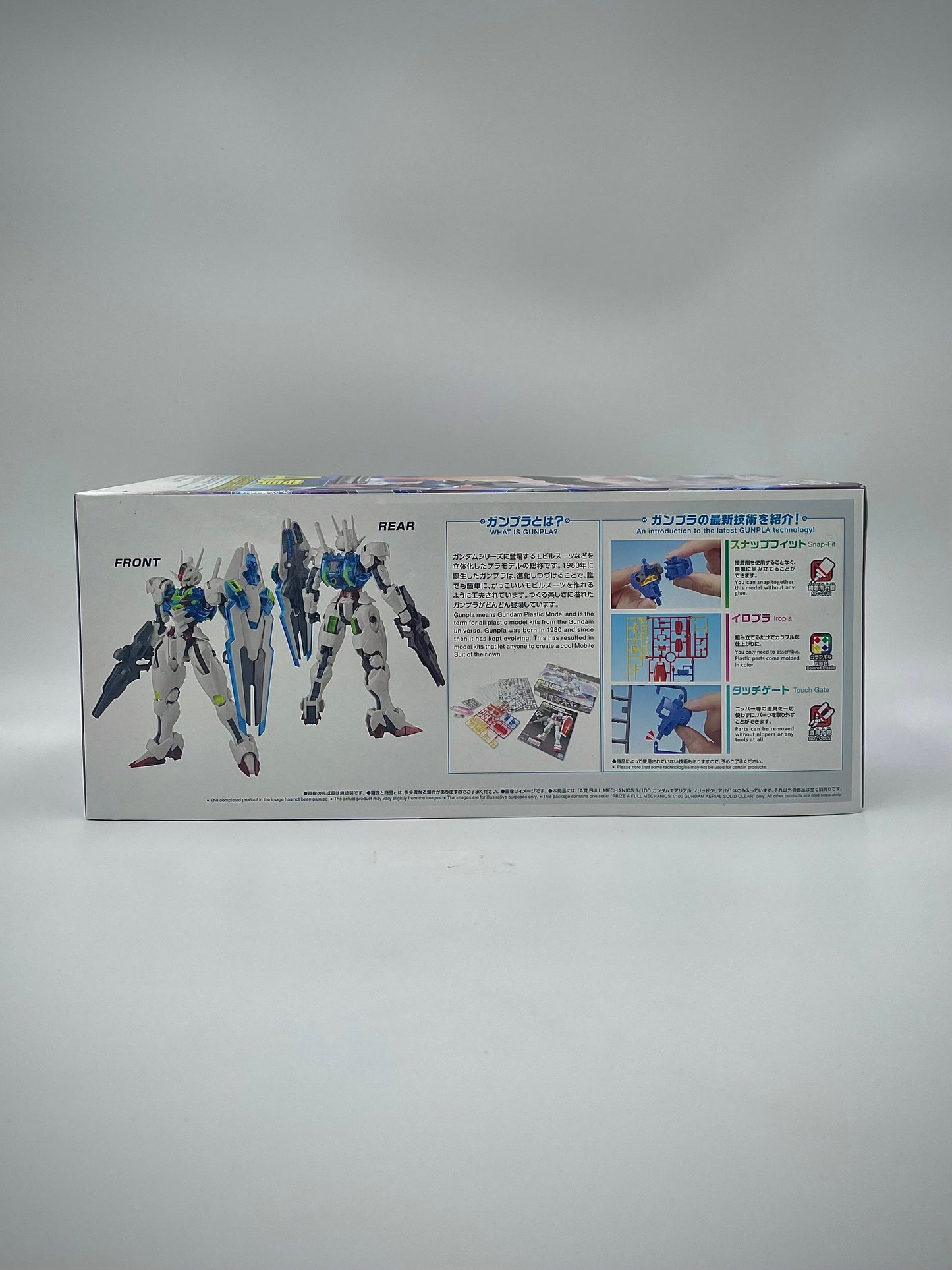 Bandai Ichiban Kuji A Prize FULL MECHANICS 1/100 Gundam Aerial Solid Clear