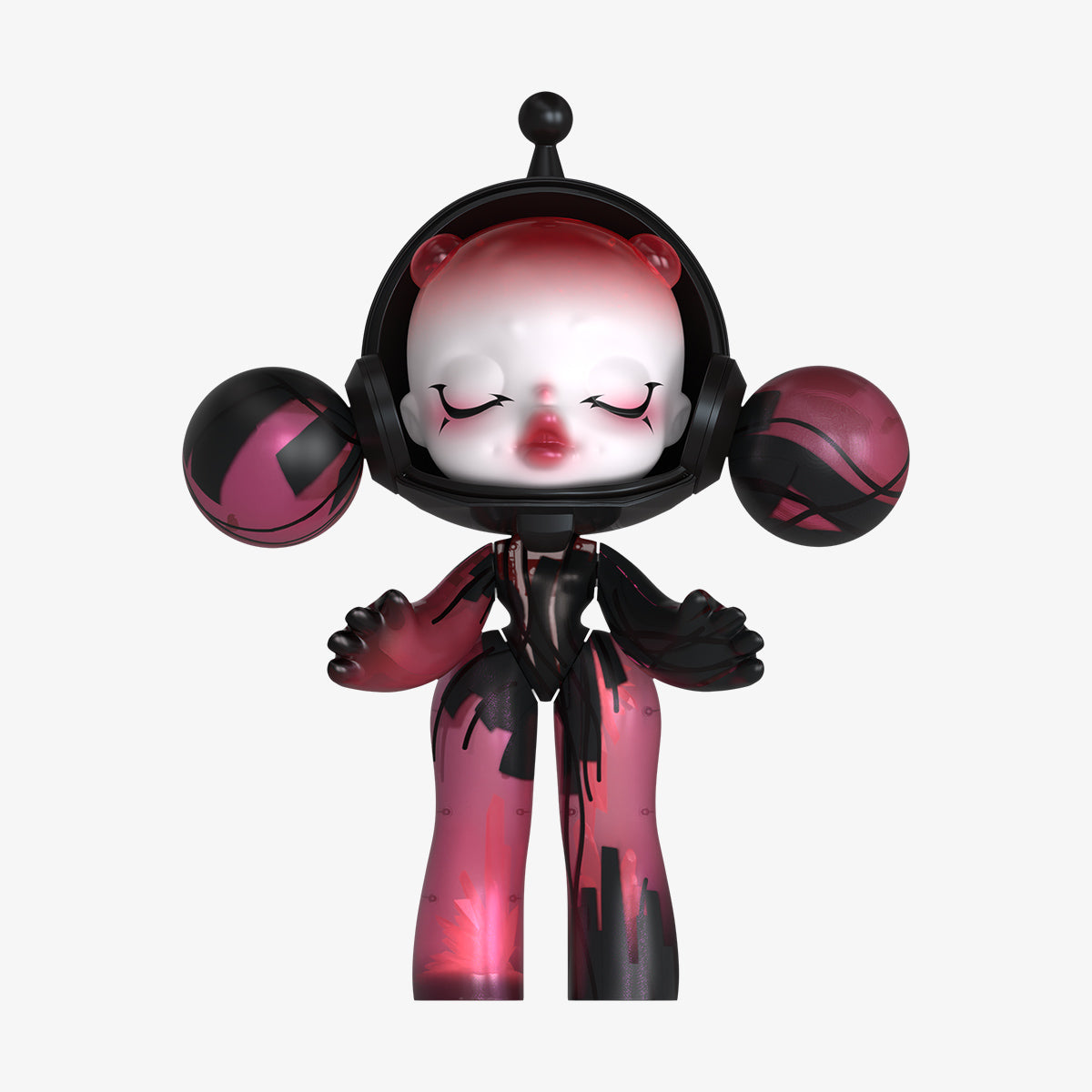 MEGA α SKULLPANDA 400% Red Crystal