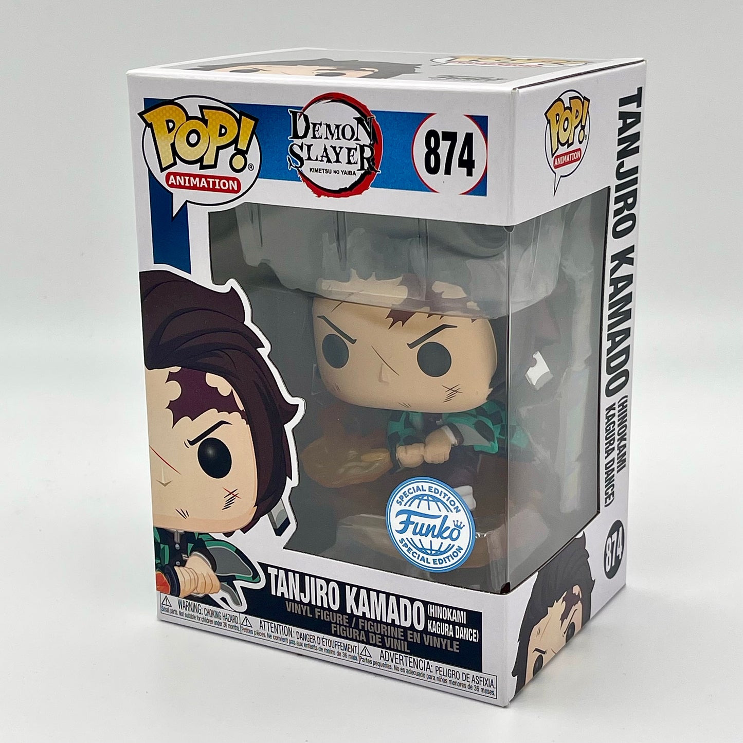 Funko Pop Tanjiro Kamado (Hinokami Kagura) #874 Special Edition