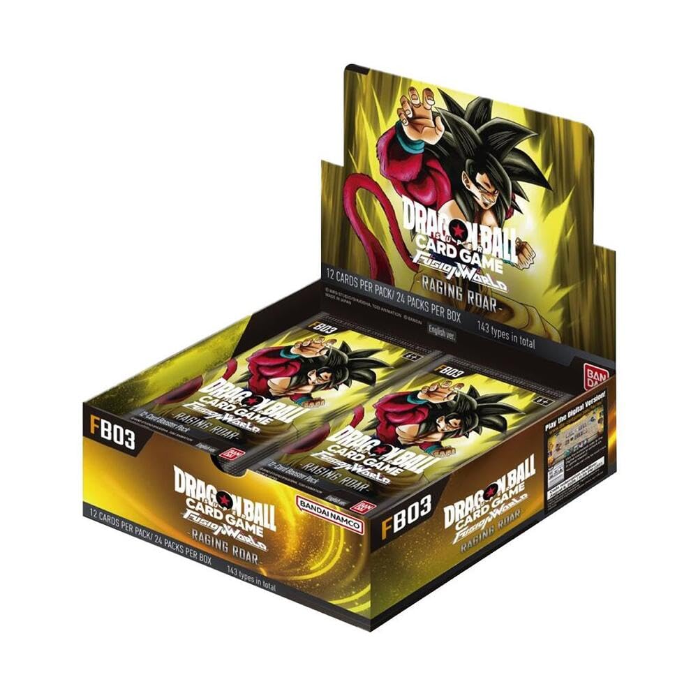 Dragon Ball Super Card Game Fusion World Raging Roar FB03 Booster Box English