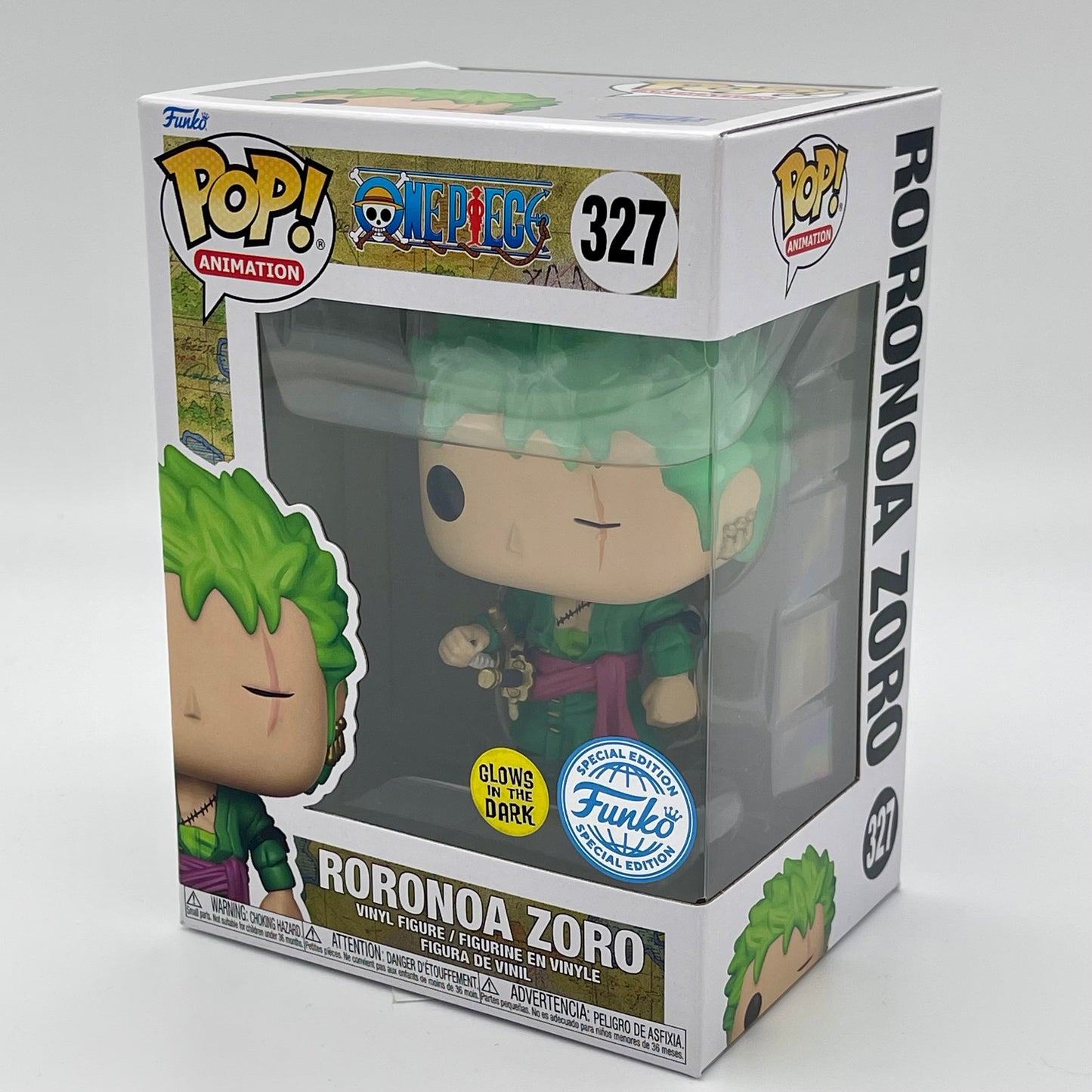 Funko Pop Roronoa Zoro #327 One Piece Glow in the Dark