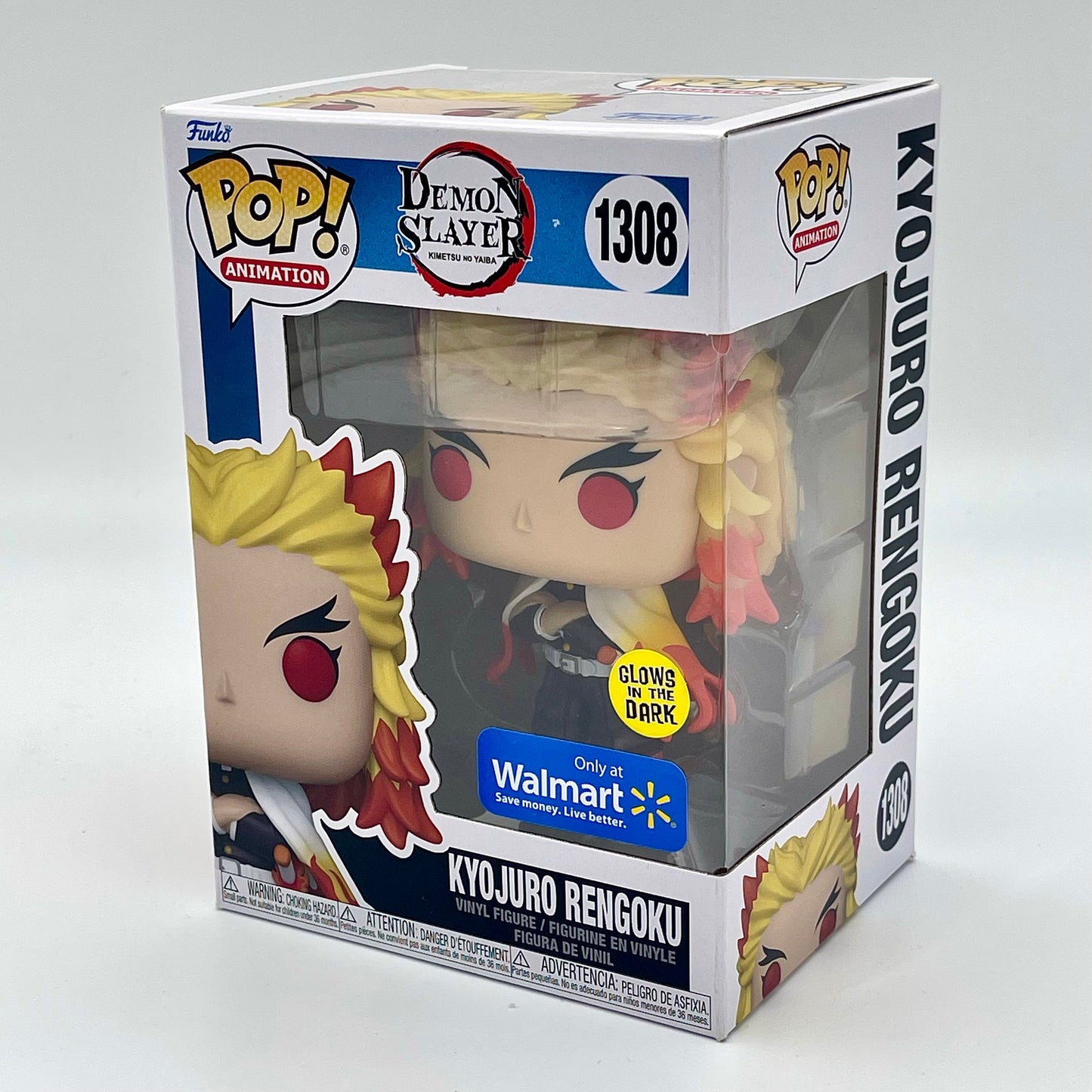 Funko Pop Kyojuro Rengoku #1308 Glow in the Dark Walmart Exclusive