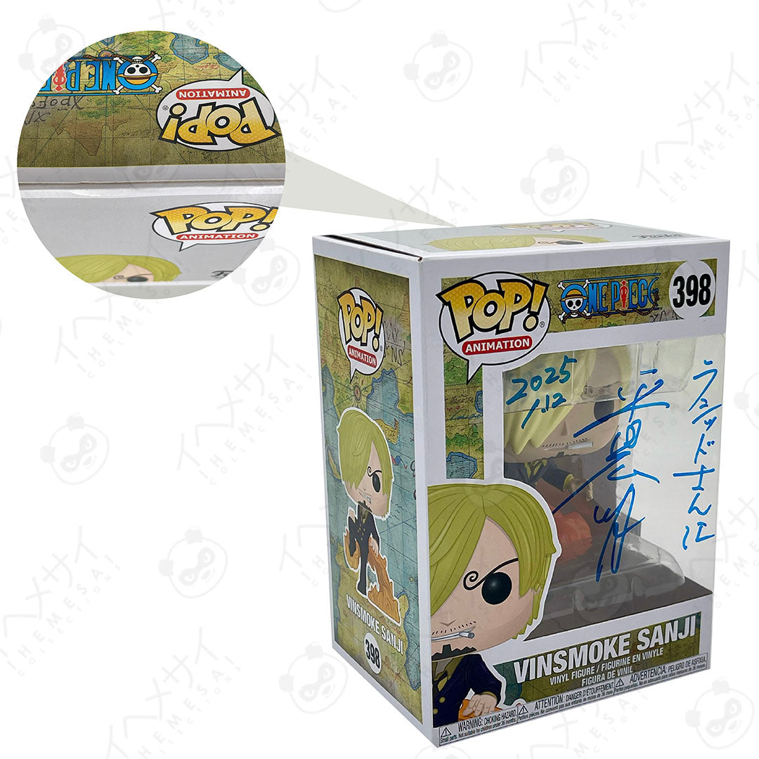 Signed Funko Pop Sanji One Piece HIT