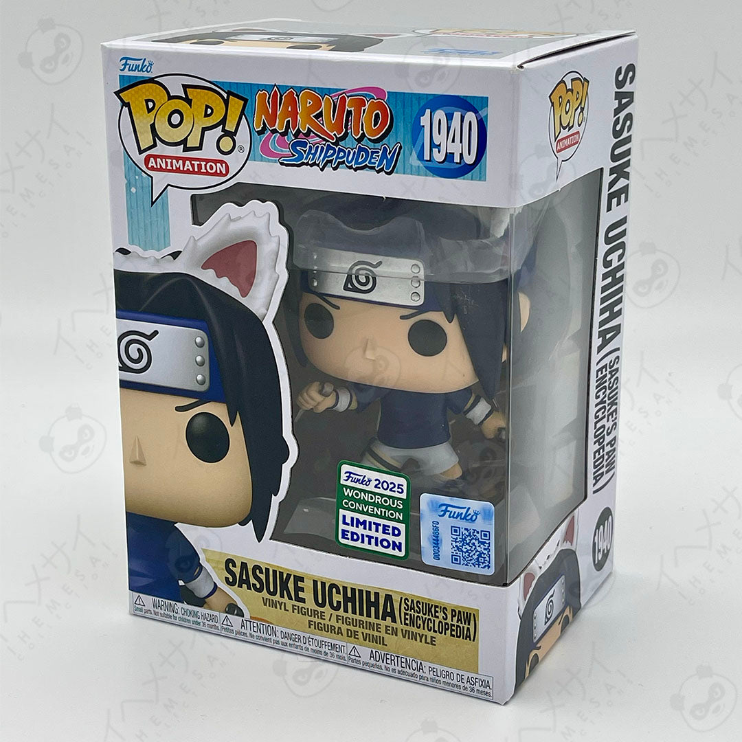 Funko Pop Sasuke Uchiha Sasuke Paw Encyclopedia Limited