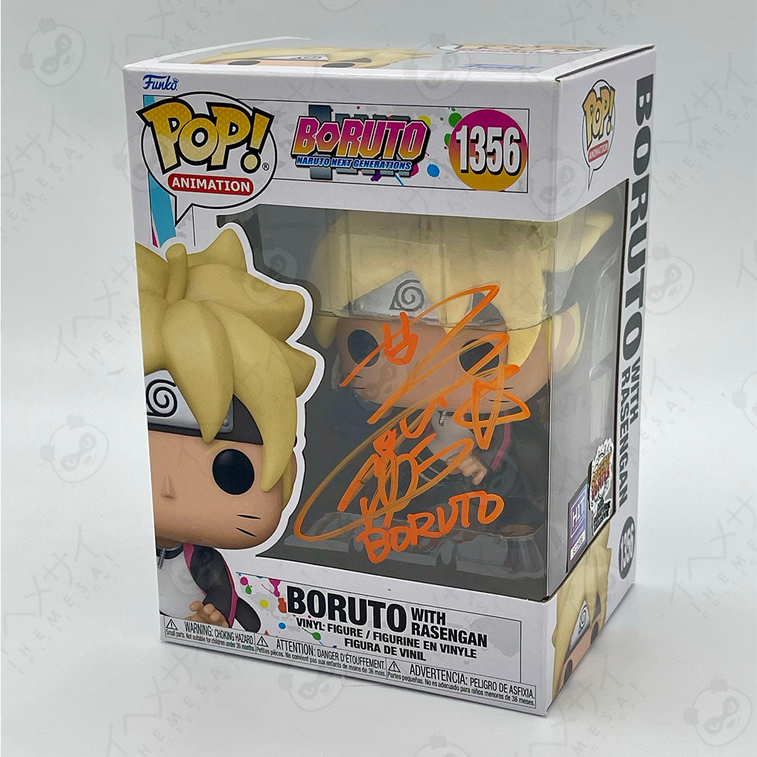 Funko Pop Boruto with Rasengan #1356 Signed JVA Speedy Comics HIT Authenticated