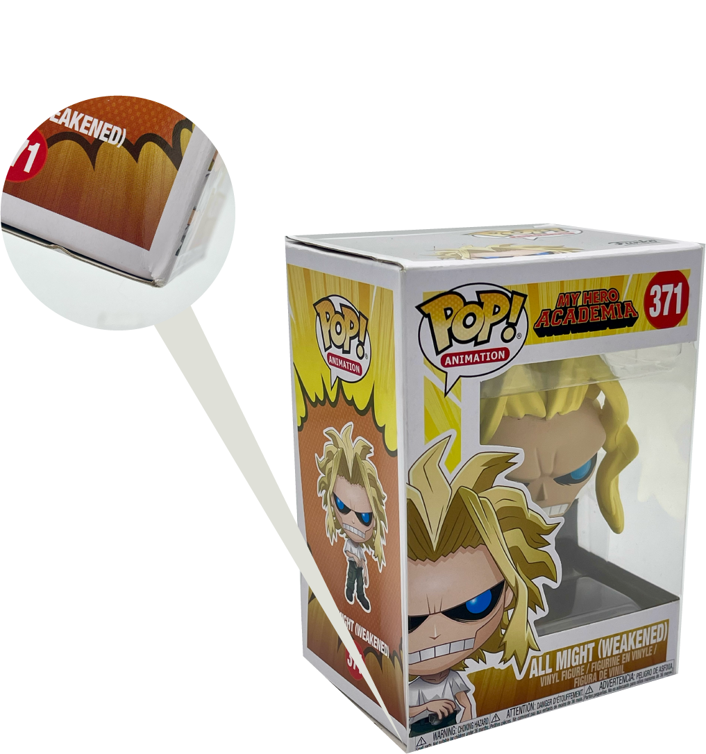Funko Pop All Might (Weakened) #371 My Hero Academia Vinyl Figure