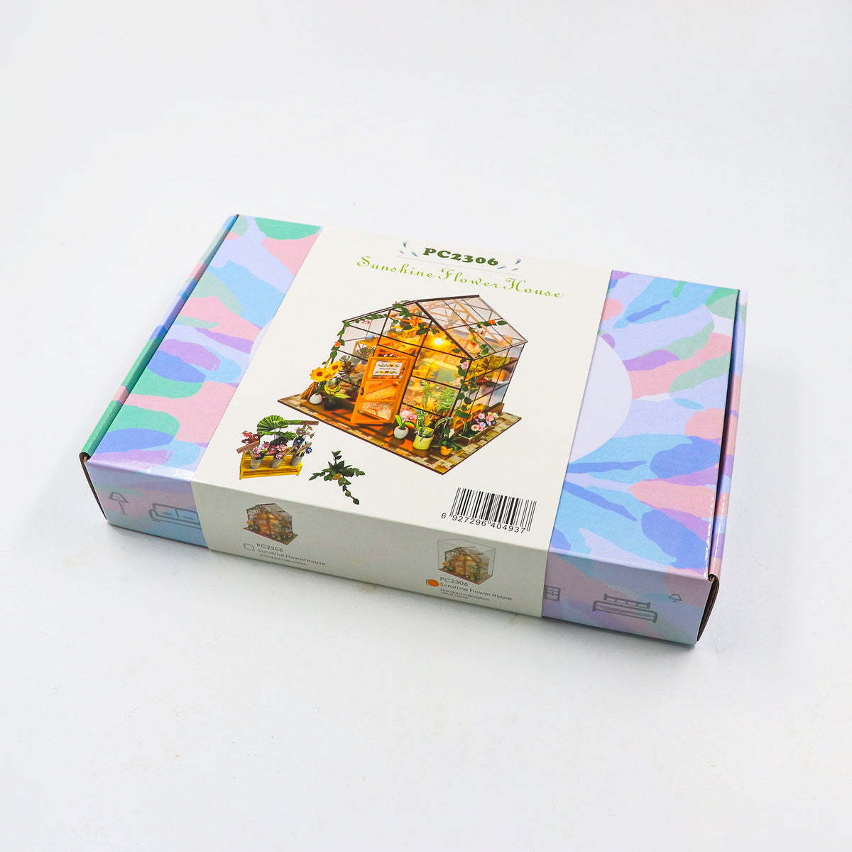 Sunshine Flower House PC2306 DIY Miniature Greenhouse Kit