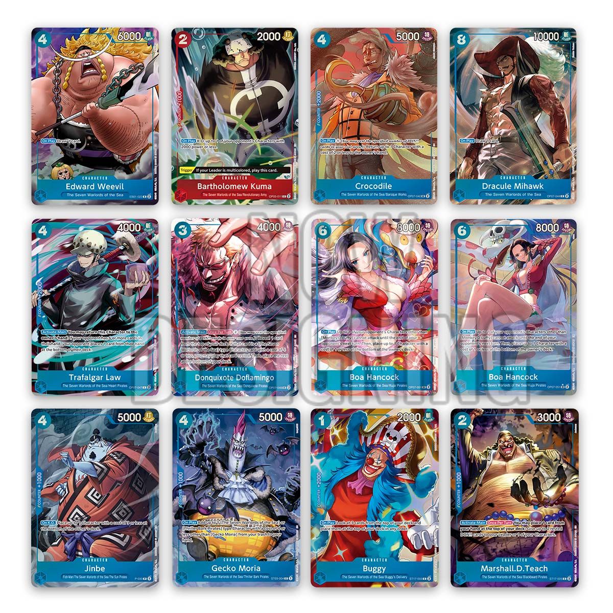 One Piece Card Game Seven Warlords of the Sea Binder Set English
