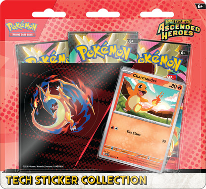 Pokémon TCG: Mega Evolution—Ascended Heroes Tech Sticker Collection—Charmander