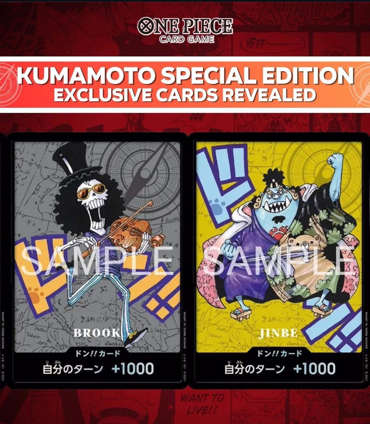 KUMAMOTO SPECIAL EDITION - One Piece Cards