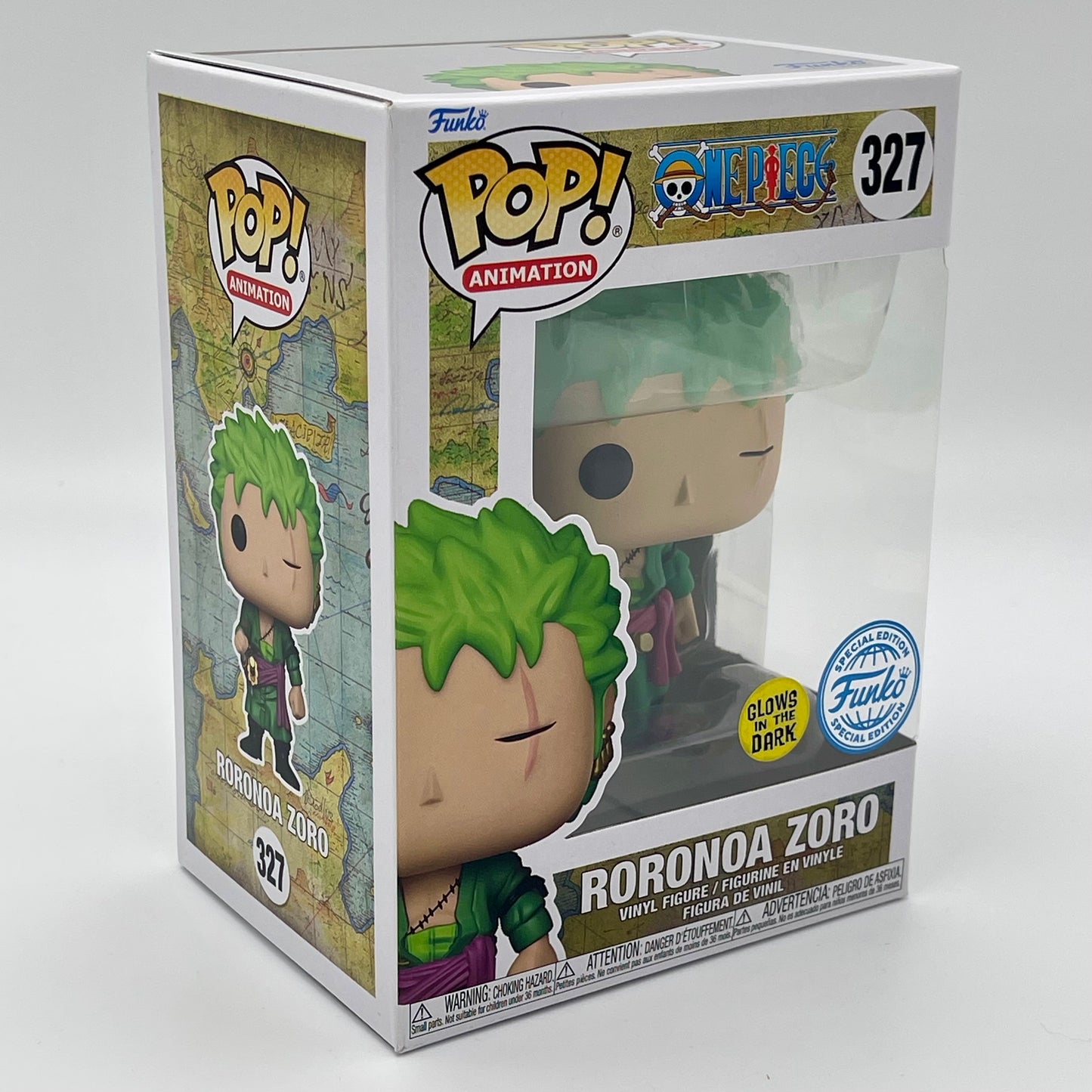 Funko Pop Roronoa Zoro #327 One Piece Glow in the Dark