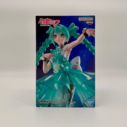 Hatsune Miku Banpresto Evolve Clearluxe Emerald Gem Figure