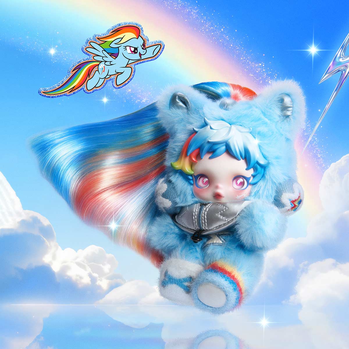 SKULLPANDA x My Little Pony Series Plush Doll Pendant