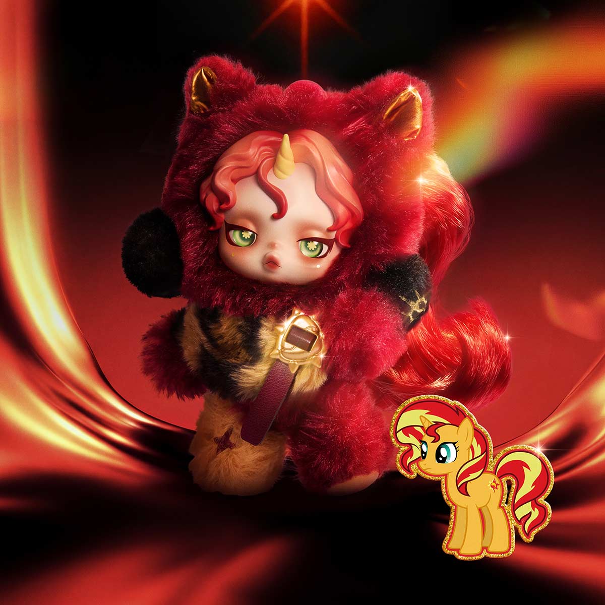 SKULLPANDA x My Little Pony Series Plush Doll Pendant
