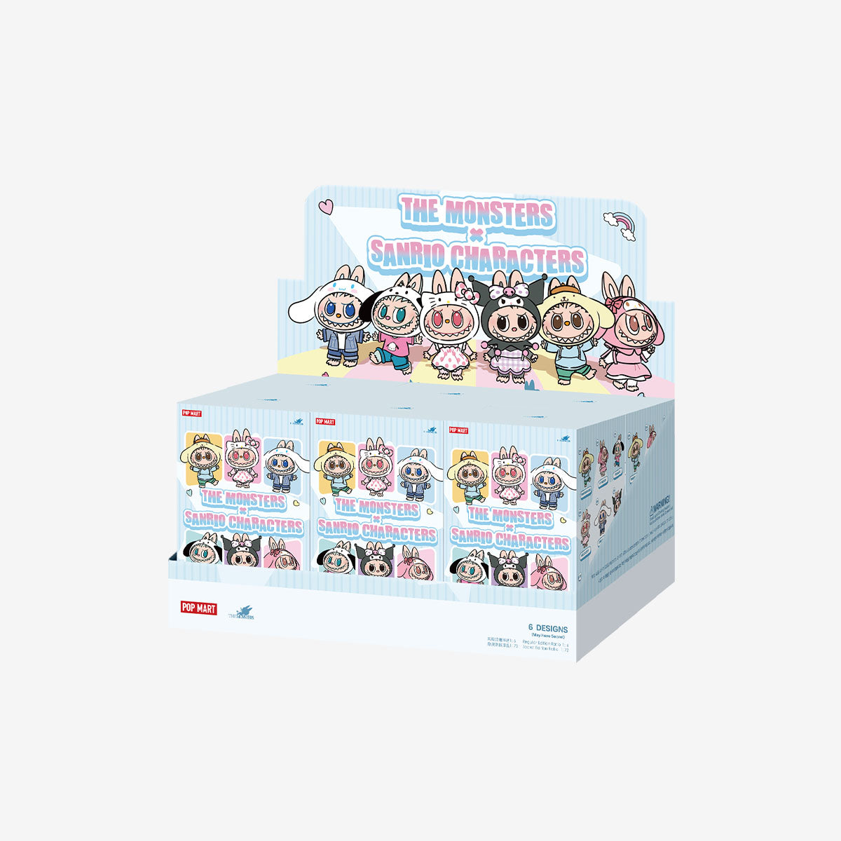 THE MONSTERS × Sanrio Characters Series-Vinyl Plush Pendant Blind Box