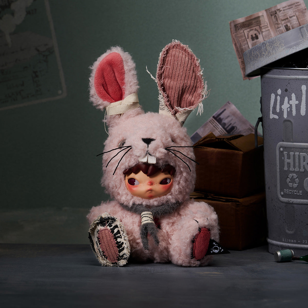 Hirono Little Hare Plush Doll Pendant