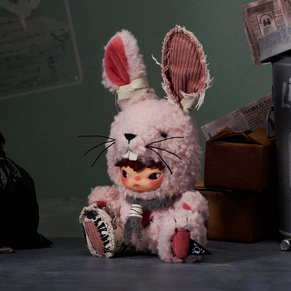 Hirono Little Hare Plush Doll Pendant