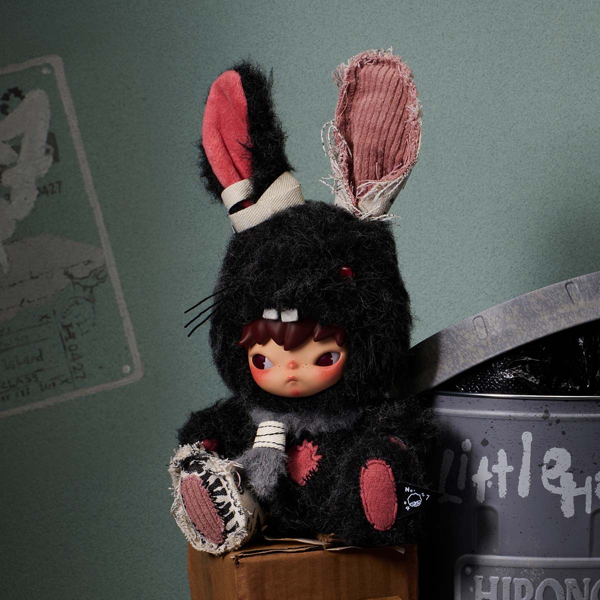 Hirono Little Hare Plush Doll Pendant