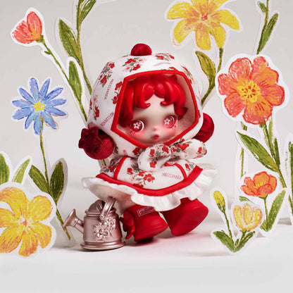 SKULLPANDA Amid Flowers Plush Doll Pendant