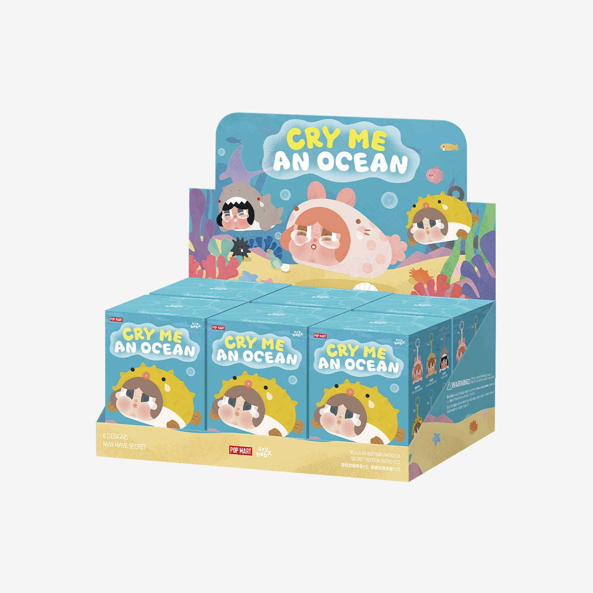 CRYBABY Cry Me An Ocean Series- Vinyl Plush Pendant Blind Box