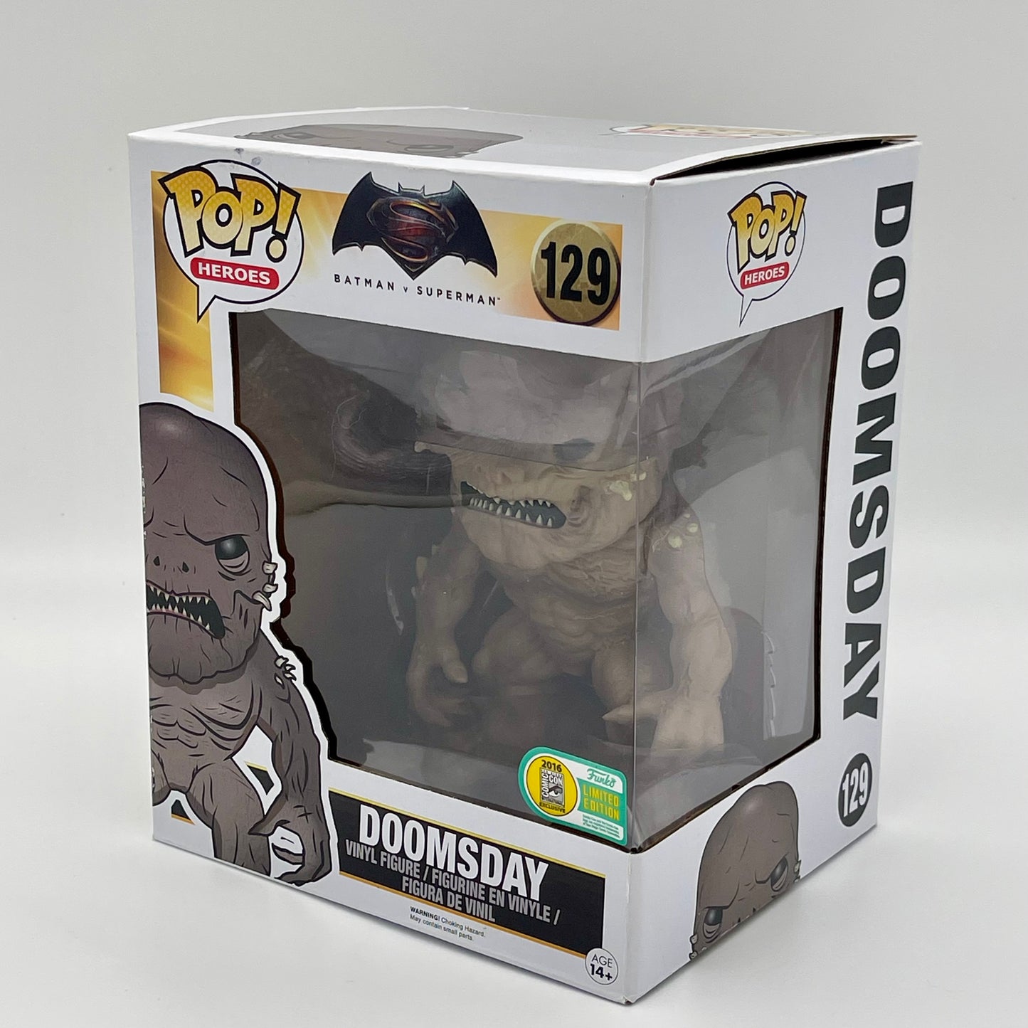 Funko Pop Doomsday #129 Batman v Superman Limited Edition