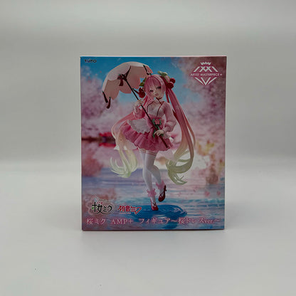 Hatsune Miku Sakura Miku AMP+ Figure Sakura Dress Ver.