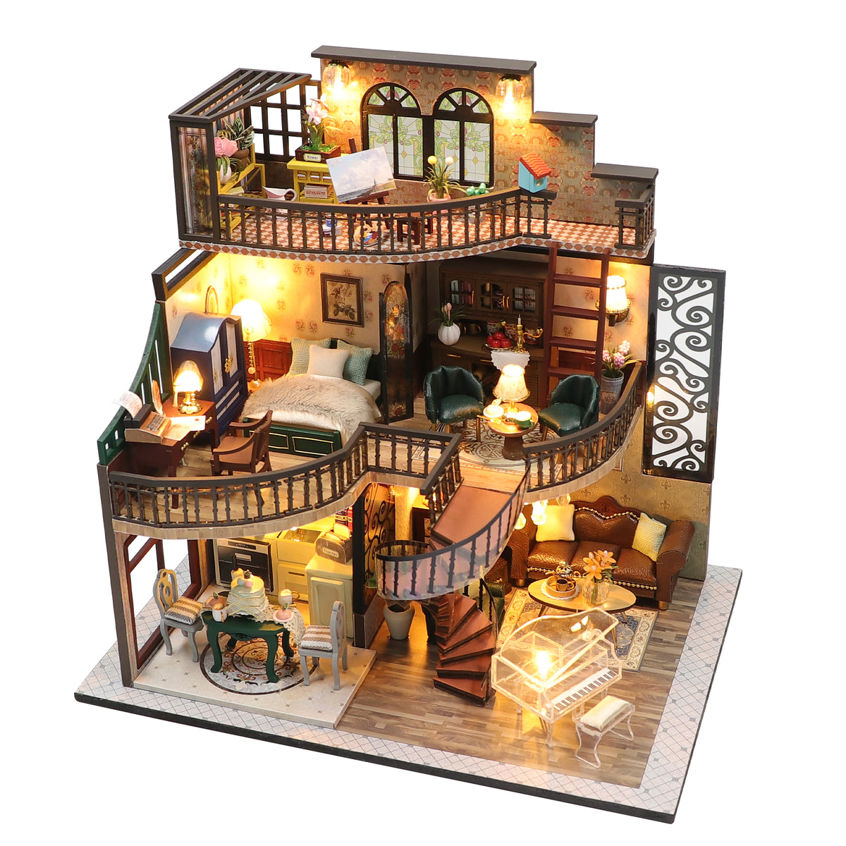 Dream Building Pavilion M2132 DIY Miniature Dollhouse Kit