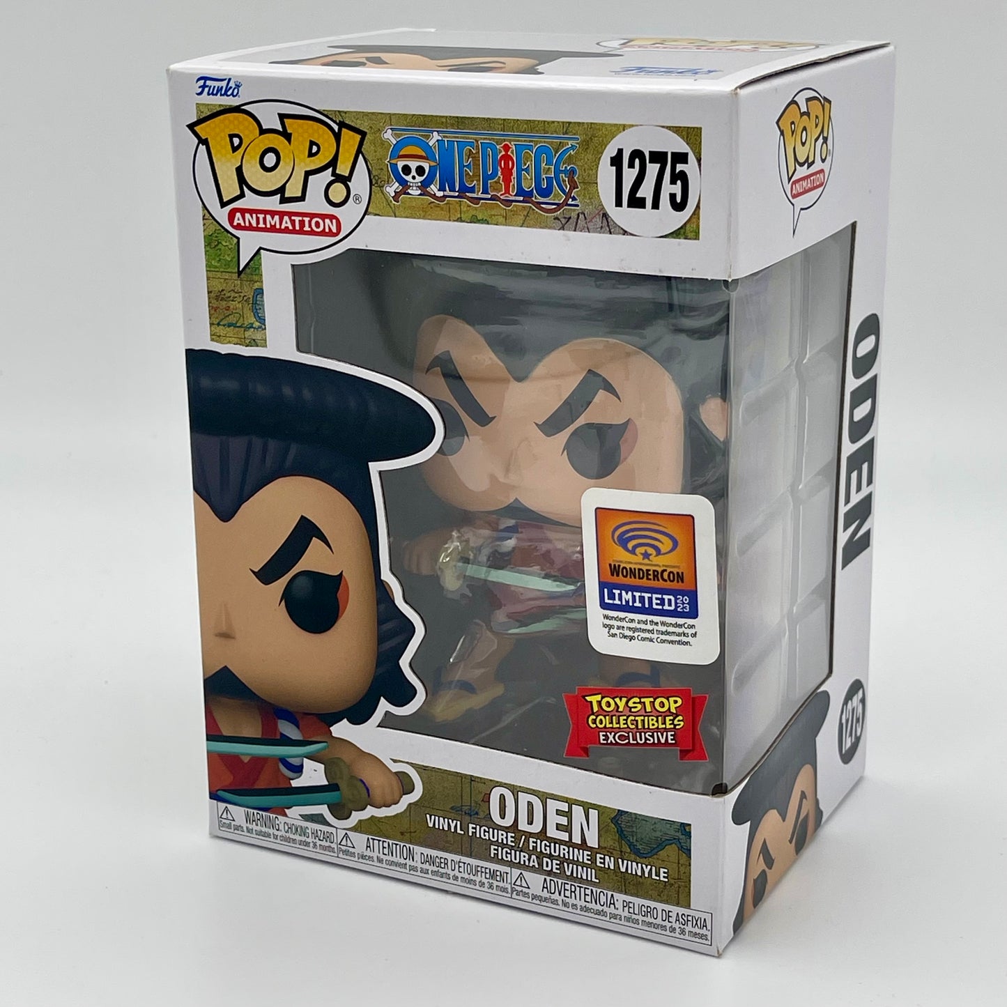 Funko Pop Kozuki Oden #1275 One Piece WonderCon ToyStop Exclusive