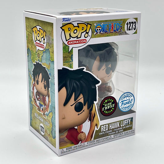 Funko Pop Red Hawk Luffy #1273 Glow Chase Special Edition