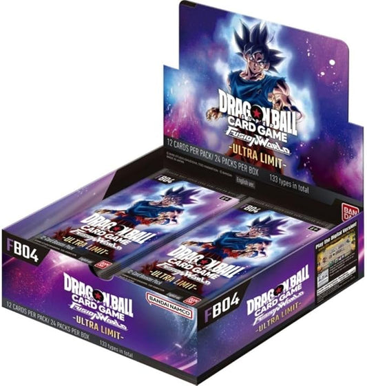 Dragon Ball Super Card Game Fusion World Ultra Limit FB04 Booster Box English