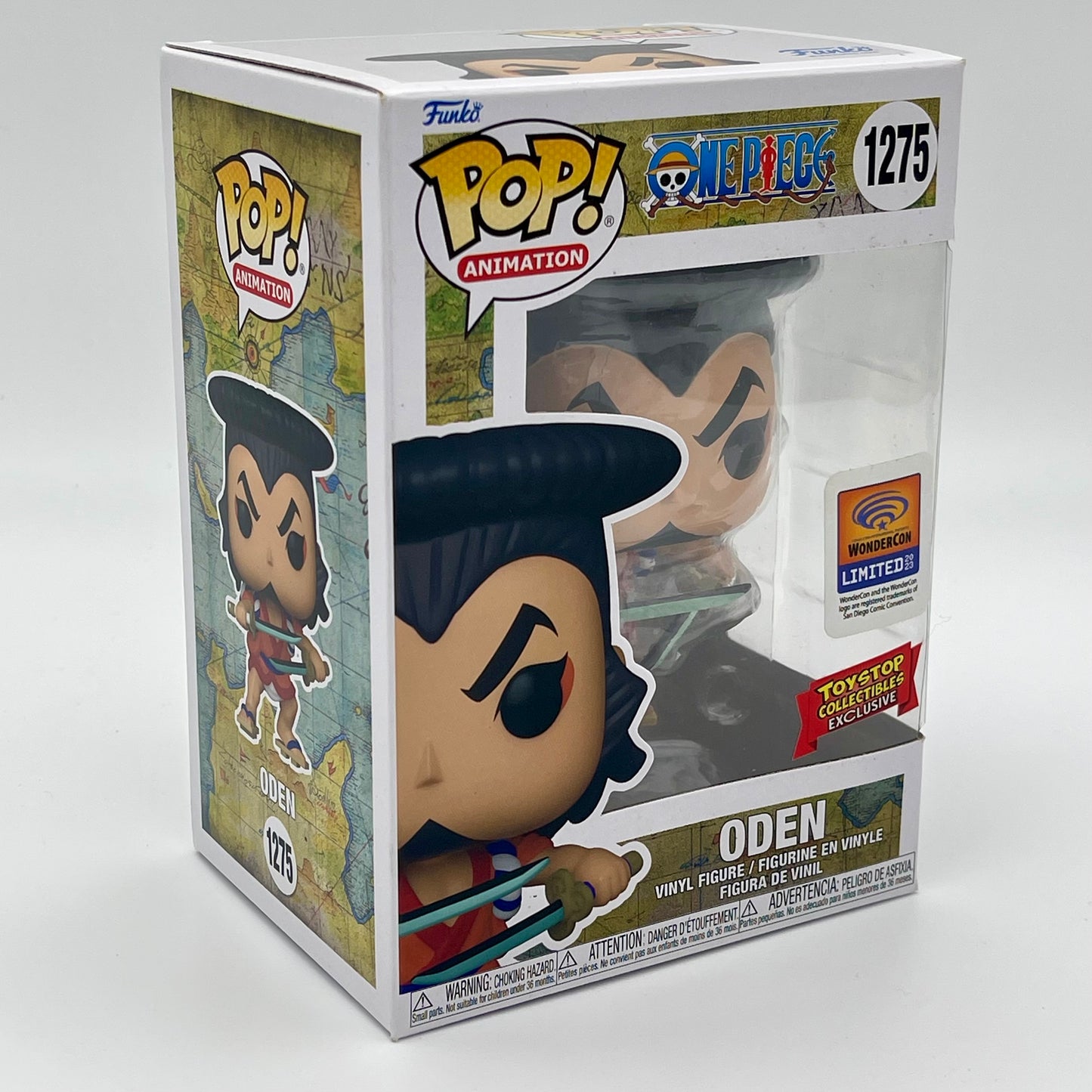 Funko Pop Kozuki Oden #1275 One Piece WonderCon ToyStop Exclusive