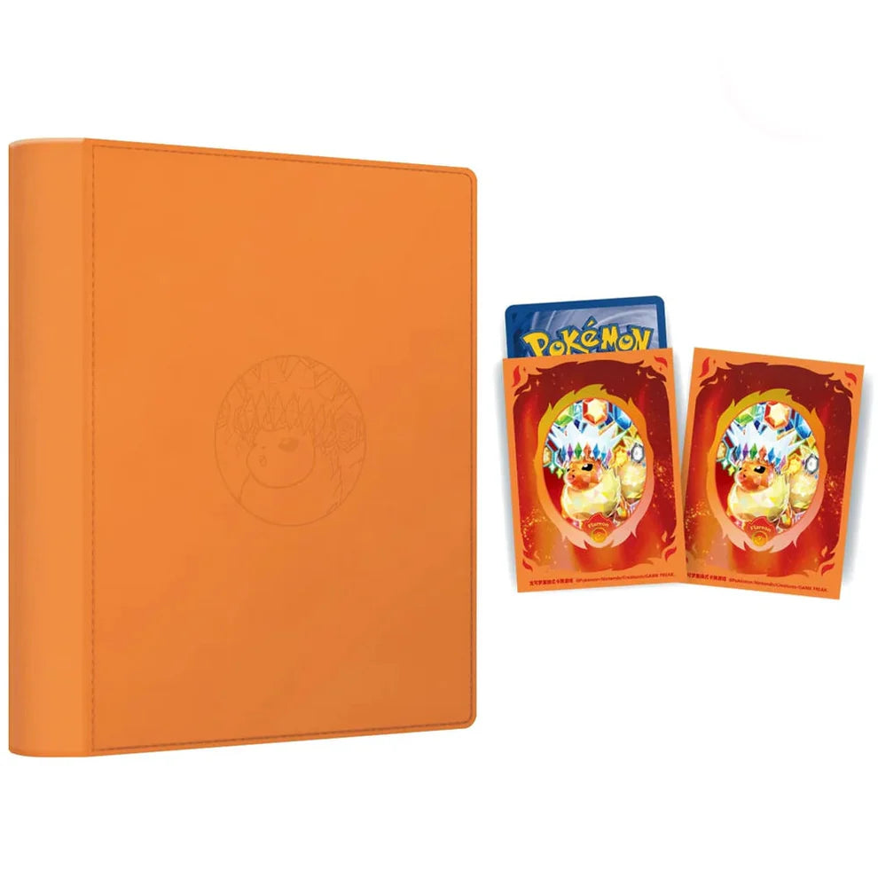 Pokemon Flareon Terastal Grand Crystal Gathering Simplified Chinese Binder Gift Box