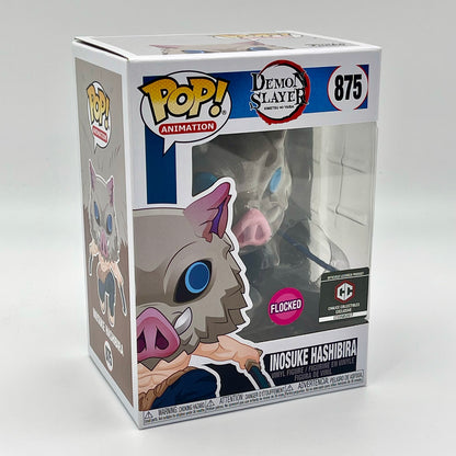 Funko Pop Inosuke Hashibira #875 Flocked Chalice Collectibles Exclusive