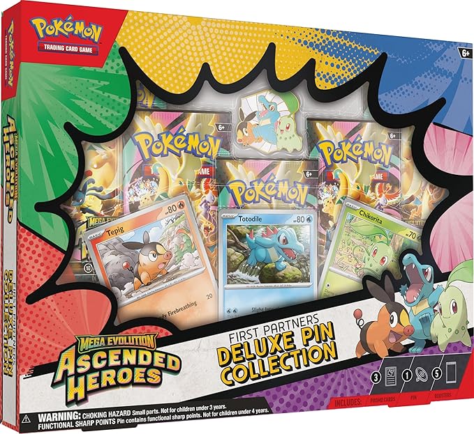 Pokémon TCG First Partners Deluxe Pin Collection (Ascended Heroes)