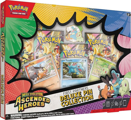 Pokémon TCG First Partners Deluxe Pin Collection (Ascended Heroes)
