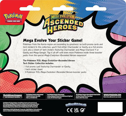 Pokémon TCG: Mega Evolution—Ascended Heroes Tech Sticker Collection—Gastly