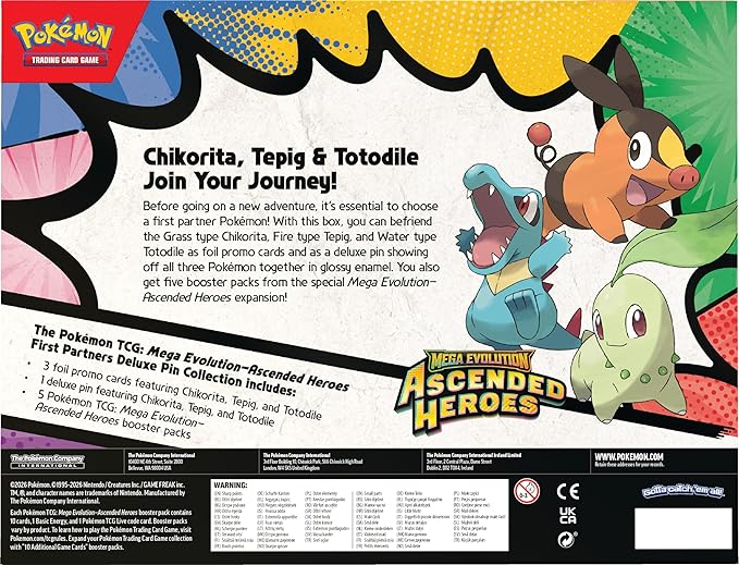 Pokémon TCG First Partners Deluxe Pin Collection (Ascended Heroes)