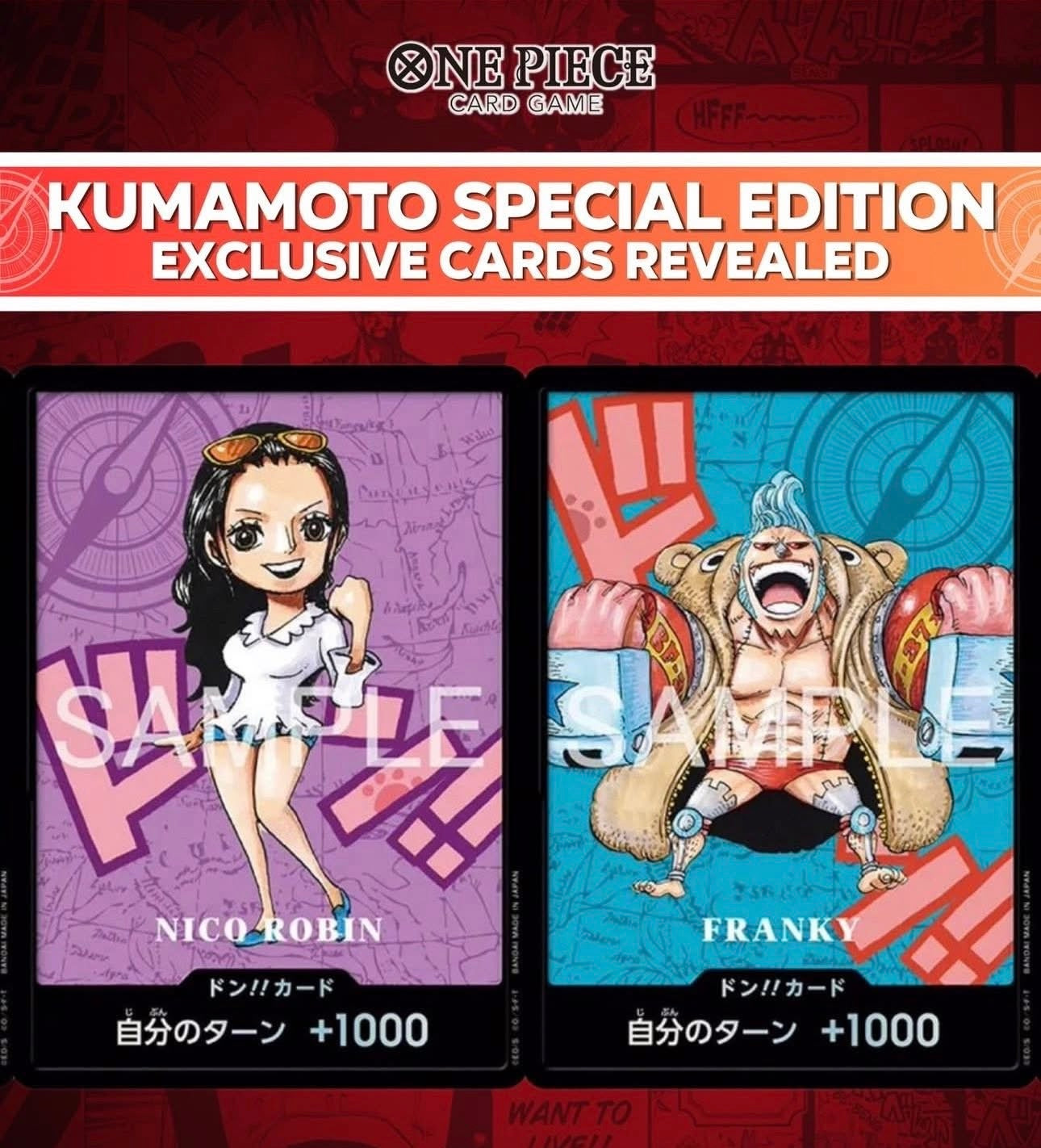 KUMAMOTO SPECIAL EDITION - One Piece Cards