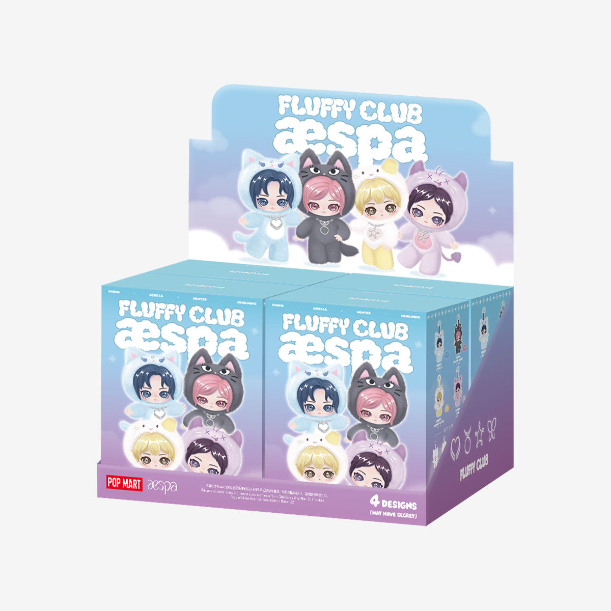 aespa Fluffy Club Series Vinyl Plush Doll Pendant - PRE-ORDER