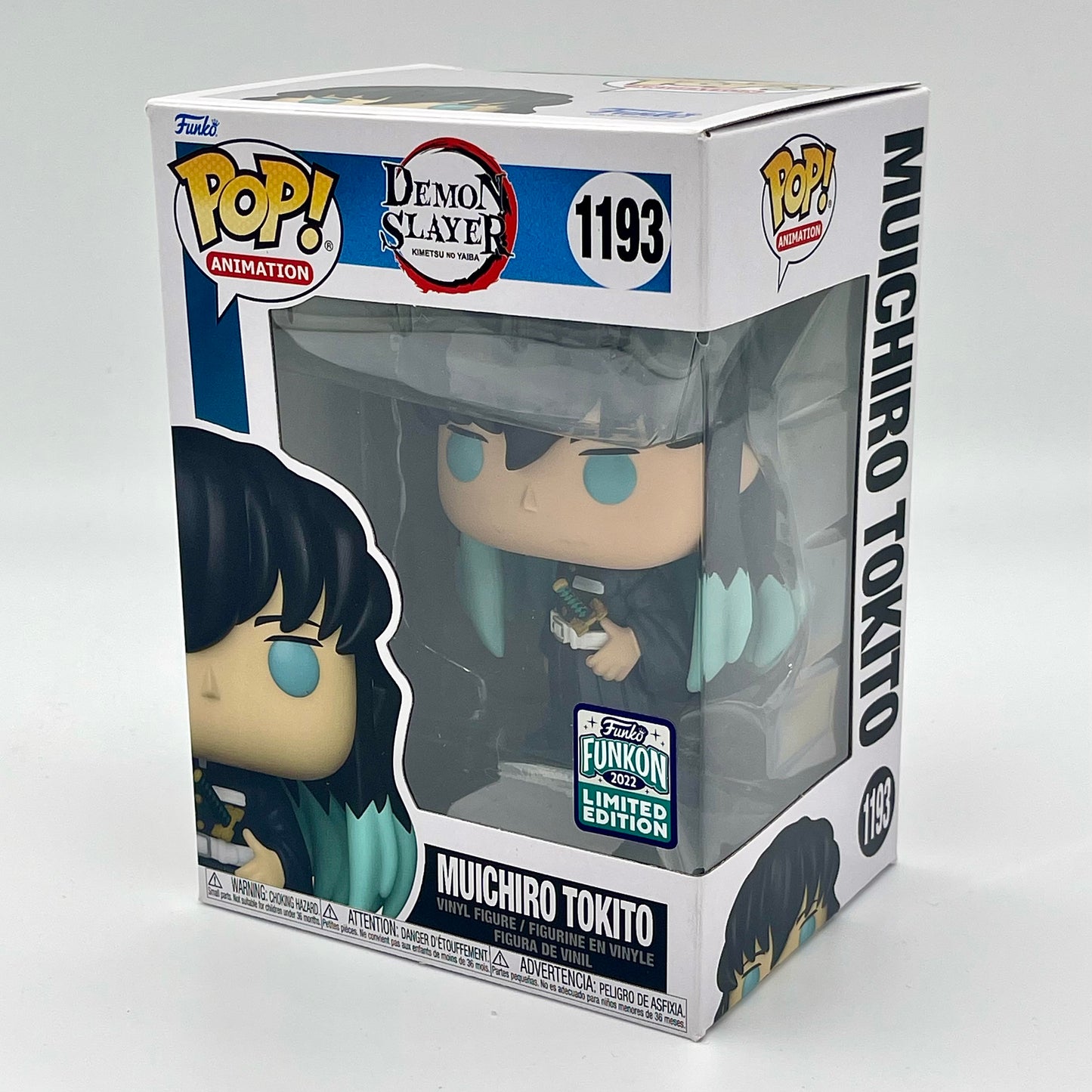 Funko Pop Muichiro Tokito #1193 FunKon 2022 shared Limited Edition