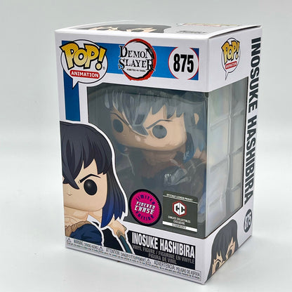 Funko Pop Inosuke Hashibira #875 Flocked Chase Chalice Collectibles Exclusive