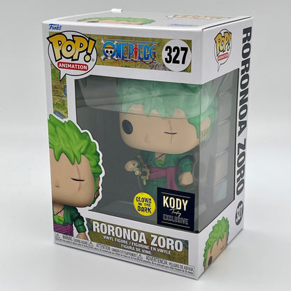 Funko Pop Roronoa Zoro #327 One Piece Glow in the Dark Kody Exclusive