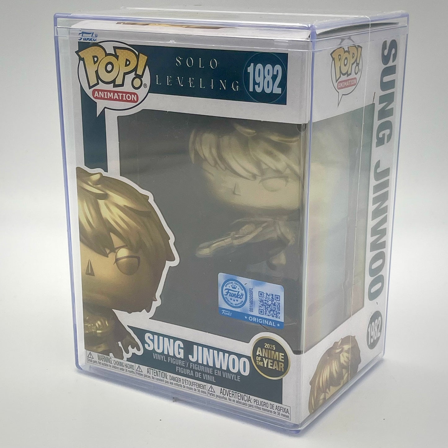 Funko Pop Sung Jinwoo #1982 Solo Leveling Anime of the Year Special Edition