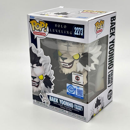Funko Pop! Baek Yoonho (Silver Mane) #2273 Solo Leveling Chalice Collectibles Pre-Release Exclusive