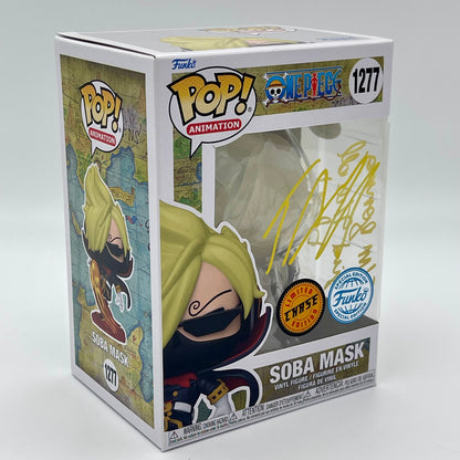Funko Pop Soba Mask #1277 Signed by Taz Skylar JSA One Piece Chase