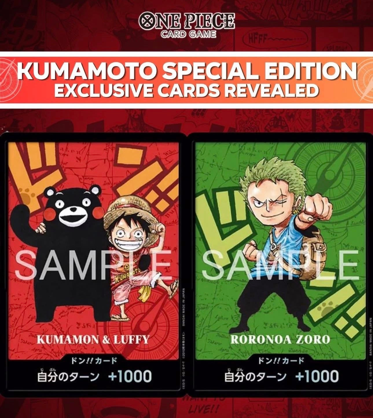 KUMAMOTO SPECIAL EDITION - One Piece Cards