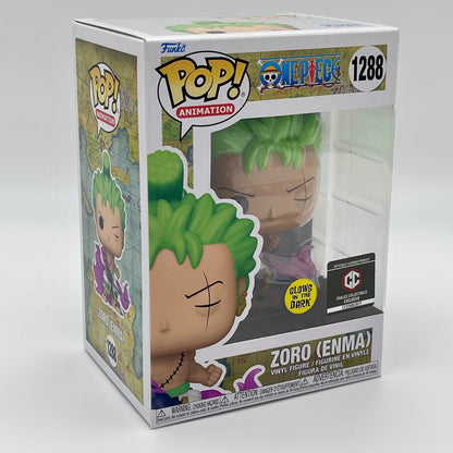 Funko Pop Zoro (Enma) #1288 One Piece Glow in the Dark Chalice Collectibles Exclusive