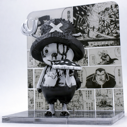 XOXO Studio Tony Tony Chopper Black & White Comic Poisonous Mushroom Resin Figure