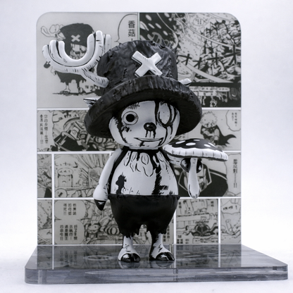 XOXO Studio Tony Tony Chopper Black & White Comic Poisonous Mushroom Resin Figure