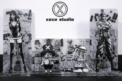 XOXO Studio Tony Tony Chopper Black & White Comic Poisonous Mushroom Resin Figure